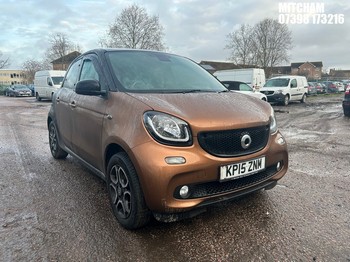 Location: MITCHAM - 2015 SMART FORFOUR PRIME PREMIUM + 5 Door Hatchback REG: KP15ZNM, 999cc Petrol, 5 Speed Manual Petrol, Former Keepers: 3, Keys: No, MOT: Expiry date07/08/2025
