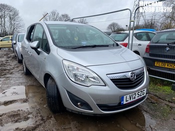 Location: Mitcham - 2012 VAUXHALL MERIVA EXCITE TURBO MPV REG: LV12SZG, Keys: No, MOT Expiry date: 19/11/2026, 1364 Petrol, 5 Speed Manual Petrol, Former Keepers: 6