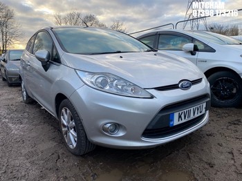Location: Mitcham - 2011 FORD FIESTA ZETEC 3 Door Hatchback REG: KV11VYU, Keys: No, MOT Expiry date: 03/10/2025, 1242 Petrol, 5 Speed Manual Petrol, Former Keepers: 3