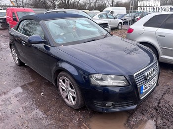 Location: Mitcham - 2010 AUDI A3 SPORT TDI 138 S-A Convertible REG: GD60LFJ, Keys: No, MOT Expiry date: 25/11/2025, 1968 Diesel, 6 Speed Semi Auto Diesel, Former Keepers: 5