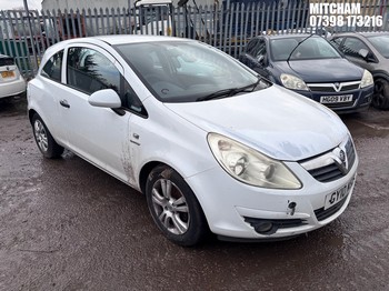 Location: Mitcham - 2010 VAUXHALL CORSA ENERGY ECOFLEX 3 Door Hatchback REG: GY10MSO, Keys: No, MOT Expiry date: 09/12/2025, 998 Petrol, 5 Speed Manual Petrol, Former Keepers: 6
