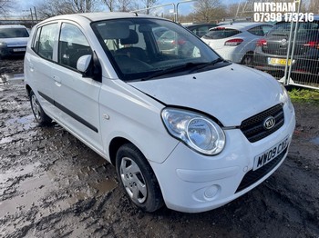 Location: Mitcham - 2009 KIA PICANTO 12V 5 Door Hatchback REG: MW09CXG, Keys: No, MOT Expiry date: 30/08/2025, 999 Petrol, 5 Speed Manual Petrol, Former Keepers: 8