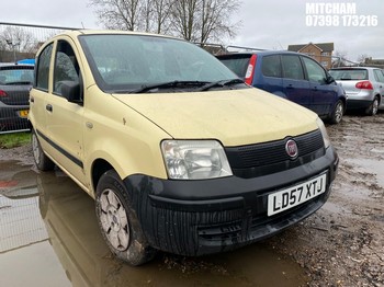 Location: Mitcham - 2007 FIAT PANDA ACTIVE 5 Door Hatchback REG: LD57XTJ, Keys: No, MOT Expiry date: 23/11/2025, 1108 Petrol, 5 Speed Manual Petrol, Former Keepers: 5