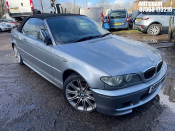 Location: Mitcham - 2004 BMW 320CI SPORT AUTO Convertible REG: S800BOU, Keys: No, MOT Expiry date: 28/09/2026, 2171 Petrol, 5 Speed Auto Petrol, Former Keepers: 10