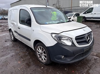 Location: Mitcham - 2018 MERCEDES-BENZ CITAN 109 CDI BLUEEFFICIE Panel Van REG: DC18HTA, Keys: No, MOT Expiry date: 10/07/2025, 1461 Diesel, 5 Speed Manual Diesel, Former Keepers: 5