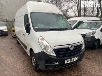 Location: Mitcham - 2017 VAUXHALL MOVANO F3500 L3H3 CDTI Panel Van REG: WP66SZC, Keys: No, MOT Expiry date: 14/08/2025, 2299 Diesel, 6 Speed Manual Diesel, Former Keepers: 2