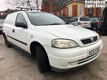 Location: Nottingham - 2004 VAUXHALL ASTRAVAN ENVOY CDTI Car Derived Van REG: KC53GMZ, Keys: No, MOT Expiry date: 28/10/2025, 1686 Diesel, 5 Speed Manual Diesel, Former Keepers: 5