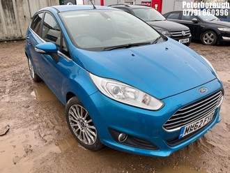 Location: Peterborough - 2012 FORD FIESTA TITANIUM 5 Door Hatchback REG: MW62FYO, Keys: No, MOT Expiry date: 15/01/2026, 998 Petrol, 5 Speed Manual Petrol, Former Keepers: 8