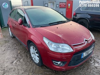 Location: Peterborough - 2010 CITROEN C4 EXCLUSIVE HDI 107 S-A 5 Door Hatchback REG: LT60FVN, Keys: No, MOT Expiry date: 27/07/2026, 1560 Diesel, 5 Speed Auto Diesel, Former Keepers: 14
