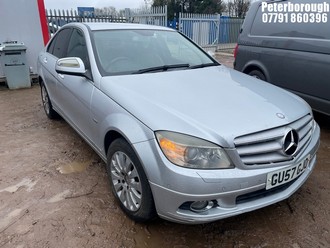 Location: Peterborough - 2007 MERCEDES C220 ELEGANCE CDI A 4 Door Saloon REG: GU57GJO, Keys: No, MOT Expiry date: 29/10/2025, 2148 Diesel, 5 Speed Auto Diesel, Former Keepers: 8