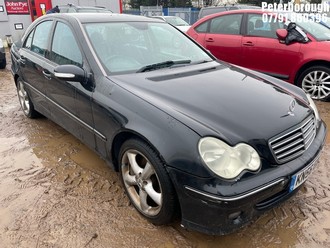 Location: Peterborough - 2006 MERCEDES C220 CDI AVANTGDE SE A 4 Door Saloon REG: KN56EBC, Keys: No, MOT Expiry date: 01/12/2025, 2148 Diesel, 5 Speed Auto Diesel, Former Keepers: 12