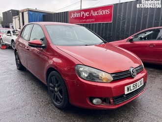 Location: Stapleford - 2010 VOLKSWAGEN GOLF SE TDI 5 Door Hatchback REG: WL59LXU, Keys: Yes, MOT Expiry date: 17/03/2026, 1598 Diesel, 5 Speed Manual Diesel, Former Keepers: 6