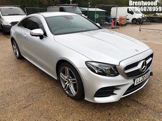 Location: Brentwood - 2020 MERCEDES-BENZ E 220 D AMG LINE PREMIUM Coupe REG: LL20EEG, Keys: No, MOT Expiry date: 25/07/2025, 1950 Diesel, 9 Speed Auto Diesel, Former Keepers: 2