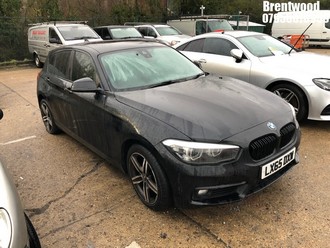 Location: Brentwood - 2015 BMW 118I SPORT 5 Door Hatchback REG: LX65DXW, Keys: No, MOT Expiry date: 20/03/2026, 1499 Petrol, Auto Petrol, Former Keepers: 4