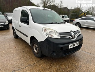 Location: Brentwood - 2014 RENAULT KANGOO ML19 DCI Car Derived Van REG: HV64VHH, Keys: No, MOT Expiry date: 05.07.2026, 1461 Diesel, 5 Speed Manual Diesel, Former Keepers: 7