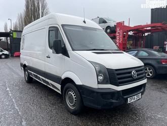 Location: Stapleford - 2014 VOLKSWAGEN CRAFTER CR35 TDI Panel Van REG: DP14ZRU, Keys: Yes, MOT Expiry date: 02/11/2026, 1968 Diesel, 6 Speed Manual Diesel, Former Keepers: 5