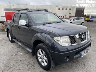 Location: South Wales - 2008 NISSAN NAVARA LONGWAYDOWN DCI A Pick-up REG: EF08SFJ, 2488cc Diesel, 5 Speed Auto Diesel, Former Keepers: 5, Keys: Yes, MOT Expiry date: 08/01/2026