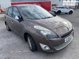 Location: South Wales - 2010 RENAULT GSCENIC PRIVILEGE T-T DCI MPV REG: GJ60EYT, Keys: No, MOT Expiry date: 06/01/2025, 1461 Diesel, 6 Speed Manual Diesel, Former Keepers: 3