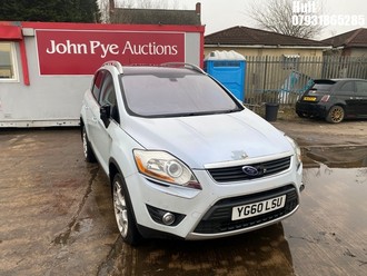 Location: Hull - 2010 FORD KUGA TITANIUM TDCI A 163 Estate REG: YG60LSU, Keys: No, MOT Expiry date: 09/10/2025, 1997 Diesel, 6 Speed Auto Diesel, Former Keepers: 5