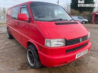 Location: Hull - 2003 VOLKSWAGEN TRANSPORTER TDI LWB Panel Van REG: AK53EEB, Keys: No, MOT Expiry date: 17/11/2025, 2461 Diesel, 5 Speed Manual Diesel, Former Keepers: 5