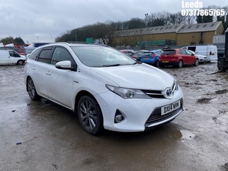 Location: Leeds - 2014 TOYOTA AURIS EXCEL VVT-I CVT Estate REG: DX14NHM, 1797cc Hybrid Electric, Variable 1 Speed Auto Petrol/E, Former Keepers: 2, Keys: Yes, MOT Expiry date: 22-01-2027