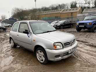 Location: Leeds - 2001 NISSAN MICRA S AUTO 3 Door Hatchback REG: FL51VKR, Keys: No, MOT Expiry date: 30-10-2025, 998 Petrol, Variable Speed Auto Petrol, Former Keepers: 7