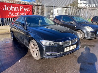 Location: Hayes - 2015 BMW 318I SPORT 4 Door Saloon REG: AO65UMC, Keys: No, MOT Expiry date: 27/04/2026, 1499 Petrol, 6 Speed Manual Petrol, Former Keepers: 5