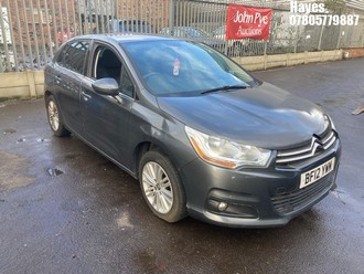Location: Hayes - 2012 CITROEN C4 VTR+ HDI 91 5 Door Hatchback REG: BF12YWM, Keys: No, MOT Expiry date: 25/03/2026, 1560 Diesel, 5 Speed Manual Diesel, Former Keepers: 6
