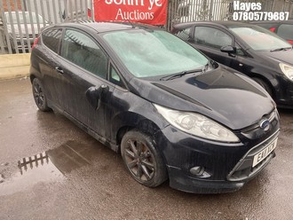 Location: Hayes - 2011 FORD FIESTA ZETEC S 3 Door Hatchback REG: EA11XCW, Keys: No, MOT Expiry date: 11/08/2025, 1596 Petrol, 5 Speed Manual Petrol, Former Keepers: 9