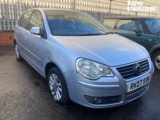 Location: Hayes - 2007 VOLKSWAGEN POLO S 64 5 Door Hatchback REG: RK07SVN, Keys: No, MOT Expiry date: 09/05/2025, 1198 Petrol, 5 Speed Manual Petrol, Former Keepers: 3
