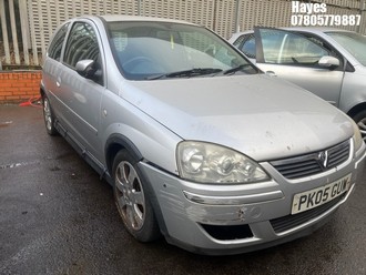 Location: Hayes - 2005 VAUXHALL CORSA DESIGN 16V AUTO 3 Door Hatchback REG: PK05GUW, Keys: No, MOT Expiry date: 28/07/2025, 1389 Petrol, 5 Speed Auto Petrol, Former Keepers: 12