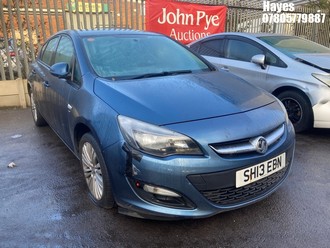 Location: Hayes - 2013 VAUXHALL ASTRA ENERGY 5 Door Hatchback REG: SH13EBN, Keys: No, MOT Expiry date: 20/06/2025, 1398 Petrol, 5 Speed Manual Petrol, Former Keepers: 4