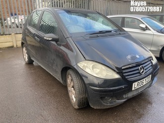 Location: Hayes - 2006 MERCEDES A150 SPECIAL EDITION A 5 Door Hatchback REG: LR06YZD, Keys: No, MOT Expiry date: 28/09/2025, 1498 Petrol, Variable Speed Auto Petrol, Former Keepers: 5