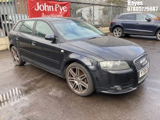 Location: Hayes - 2005 AUDI A3 SPORT FSI AUTO 5 Door Hatchback REG: YT55ODL, Keys: No, MOT Expiry date: 23/06/2026, 1984 Petrol, 6 Speed Auto Petrol, Former Keepers: 4