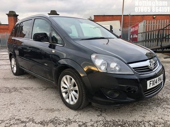 Location: Nottingham - 2014 VAUXHALL ZAFIRA DESIGN NAV MPV REG: FX14PHA, 1796cc PETROL, 5 SPEED MANUAL PETROL, Former Keepers: 2, Keys: Yes, MOT Expiry date: 06/11/2026