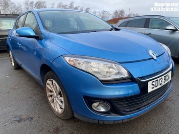 Location: Manchester - 2013 RENAULT MEGANE EXPRESSION PLUS 5 Door Hatchback REG: SD13BXA, 1598 Petrol, 6 Speed Manual Petrol, Former Keepers: 8, Keys: No, MOT Expiry date: 21/03/2025