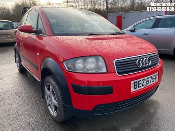 Location: Manchester - 2005 AUDI A2 SPECIAL EDITION 5 Door Hatchback REG: BEZ6754, 1390 Petrol, 5 Speed Manual Petrol, Former Keepers: 11, Keys: No, MOT Expiry date: 06/01/2026