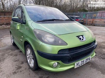 Location: Manchester - 2005 PEUGEOT 1007 SPORT SEMI-AUTO 3 Door Hatchback REG: YL05OPA, 1587 Petrol, 5 Speed Semi Auto Petrol, Former Keepers: 7, Keys: No, MOT Expiry date: 02/11/2026