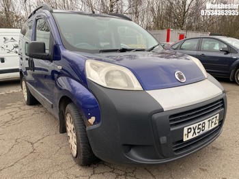 Location: Manchester - 2008 FIAT FIORINO COMBI 16V M-JET MPV REG: PX58TFZ, 1248 Diesel, 5 Speed Manual Diesel, Former Keepers: 6, Keys: No, MOT Expiry date: 21/12/2026