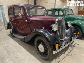 Location: Birmingham - 1938 MORRIS Saloon REG: SSJ517, 918cc Petrol,, Former Keepers:, Keys: Yes, MOT Expiry date: 31/05/2013