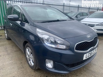 Location: Belvedere - 2016 KIA CARENS 2 CRDI ISG S-A MPV REG: LC16CJY, 1685cc Diesel, 7 Speed S-Auto Diesel, Former Keepers: 1, Keys: Yes, MOT Expiry date: 19.12.2026