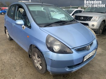 Location: Belvedere - 2004 HONDA JAZZ SE CVT 5 DOOR HATCHBACK REG: PE54UGG, 1339cc PETROL, VARIABLE SPEED AUTO PETROL, Former Keepers: 7, Keys: Yes, MOT Expiry date: 11.02.2026
