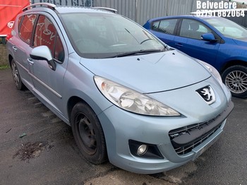 Location: Belvedere - 2012 PEUGEOT 207 ACTIVE SW HDI Estate REG: CE12HLA, Keys: No, MOT Expiry date: 13/11/2026, 1560 Diesel, 5 Speed Manual Diesel, Former Keepers: 4