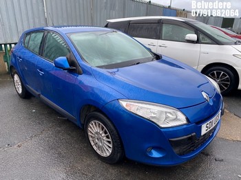 Location: Belvedere - 2011 RENAULT MEGANE EXPRESSION VVT 100 5 Door Hatchback REG: SD11UGB, Keys: No, MOT Expiry date: 23/04/2026, 1598 Petrol, 5 Speed Manual Petrol, Former Keepers: 6