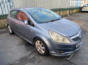 Location: Belvedere - 2007 VAUXHALL CORSA DESIGN 5 Door Hatchback REG: KL07KPV, Keys: No, MOT Expiry date: 19/12/2024, 1364 Petrol, 5 Speed Manual Petrol, Former Keepers: 7