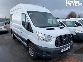 Location: Belvedere - 2017 FORD TRANSIT 350 Panel Van REG: CV17TXJ, Keys: No, MOT Expiry date: 13/07/2025, 1995 Diesel, 6 Speed Manual Diesel, Former Keepers: 3