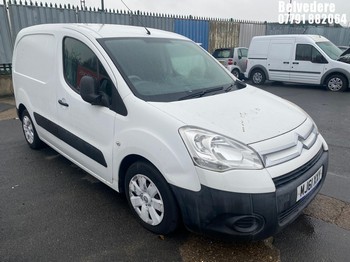 Location: Belvedere - 2012 CITROEN BERLINGO 625LX ADREAM EHD Panel Van REG: MJ61XXY, Keys: No, MOT Expiry date: 24/03/2025, 1560 Diesel, 6 Speed Auto Diesel, Former Keepers: 2