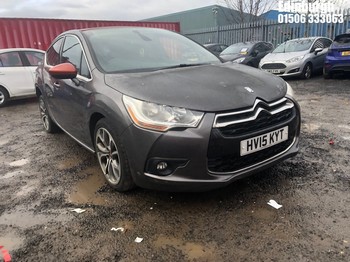Location: Edinburgh - 2015 CITROEN DS4 DSTYLE NAV E-HDI 5 Door Hatchback REG: HV15KYT, Keys: No, MOT Expiry date: 04/07/2025, 1560 Diesel, 6 Speed Manual Diesel, Former Keepers: 3