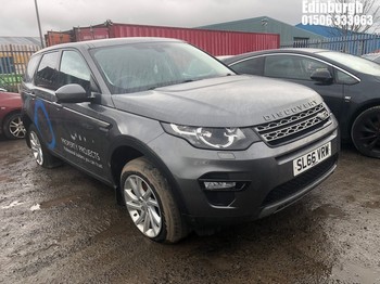 Location: Edinburgh - 2016 LAND ROVER DISCOVERY SPORT SE TECH T Estate REG: SL66VRW, Keys: No, MOT Expiry date: 12/05/2025, 1999 Diesel, 9 Speed Auto Diesel, Former Keepers: 5