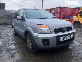 Location: Edinburgh - 2011 FORD FUSION TITANIUM 5 Door Hatchback REG: SV11YHG, Keys: No, MOT Expiry date: 21/01/2026, 1596 Petrol, 5 Speed Manual Petrol, Former Keepers: 5